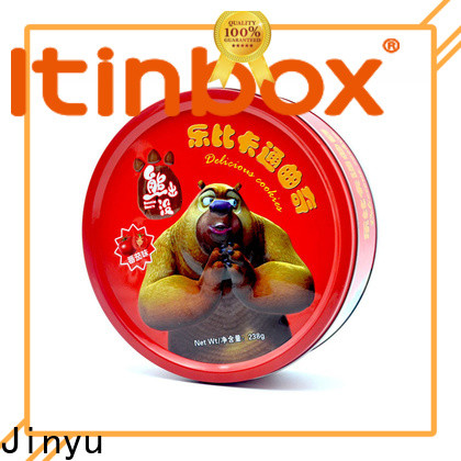 Jinyu cookie tin christmas for packing