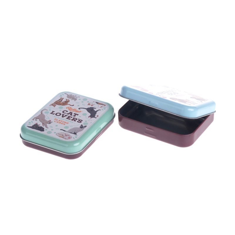 small tin box with lid  supply for candy-2